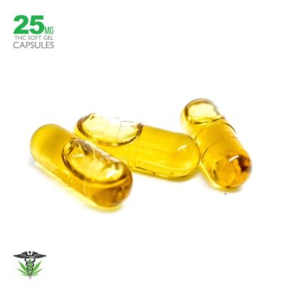 25mg THC Hemp Seed Oil Capsules