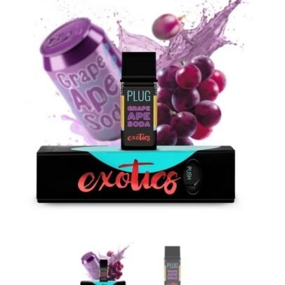 PLUGPlay Exotics Grape Ape Vape Cartridge UK