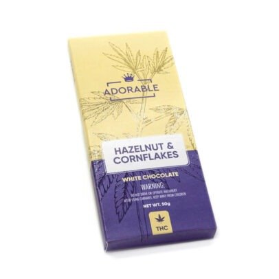 200mg THC infused White Chocolate